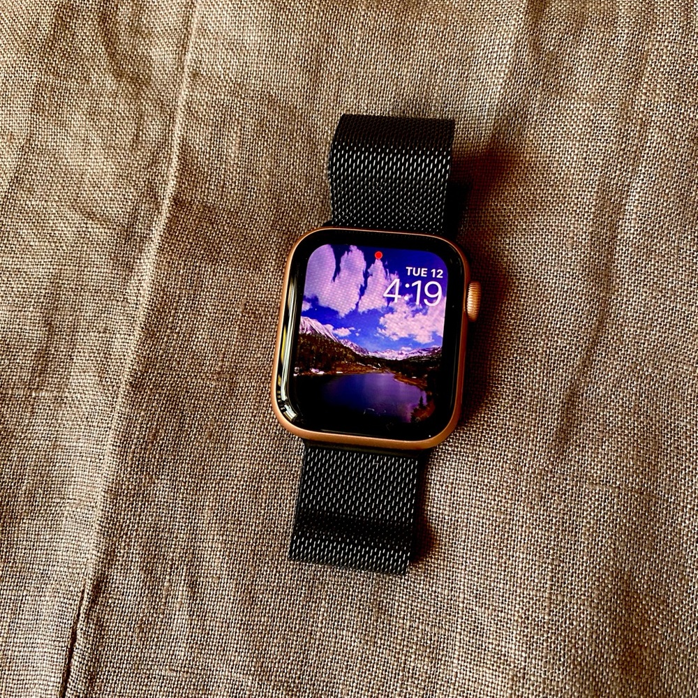 Apple Brand Black Milanese Loop Watch  Band 38mm